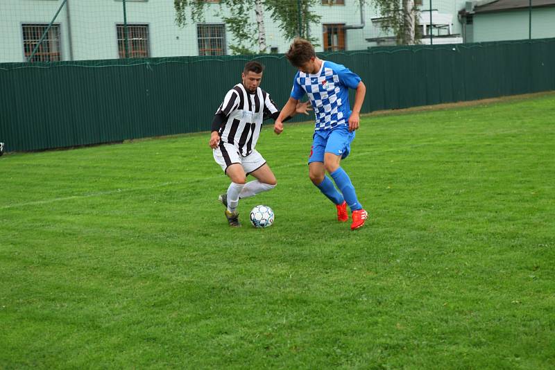 Střetnutí Horní Podluží – Mikulášovice 5:0.