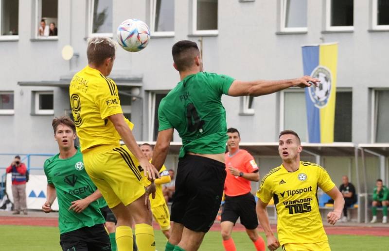 Fotbal, druhá liga: Varnsdorf - Příbram 1:2.