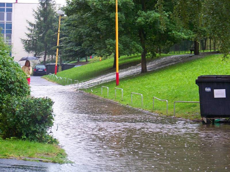 Povodně v Jílovém.