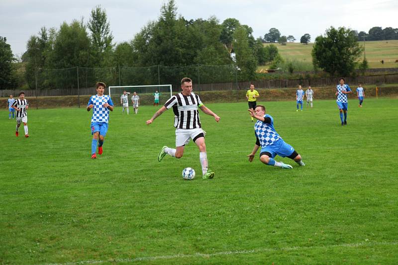 Střetnutí Horní Podluží – Mikulášovice 5:0.