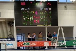 Děčínští basketbalisté porazili tým Dresden Titans.