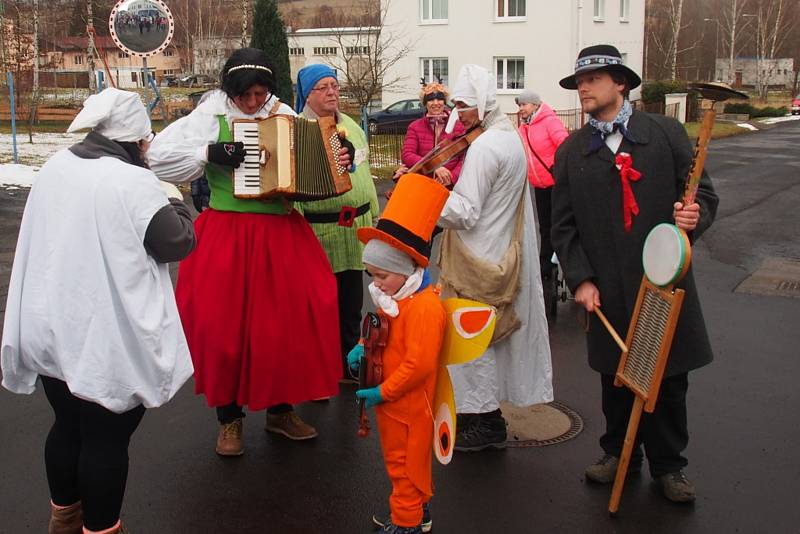 Masopustní veselí vládlo také v Podtolštejnsku.