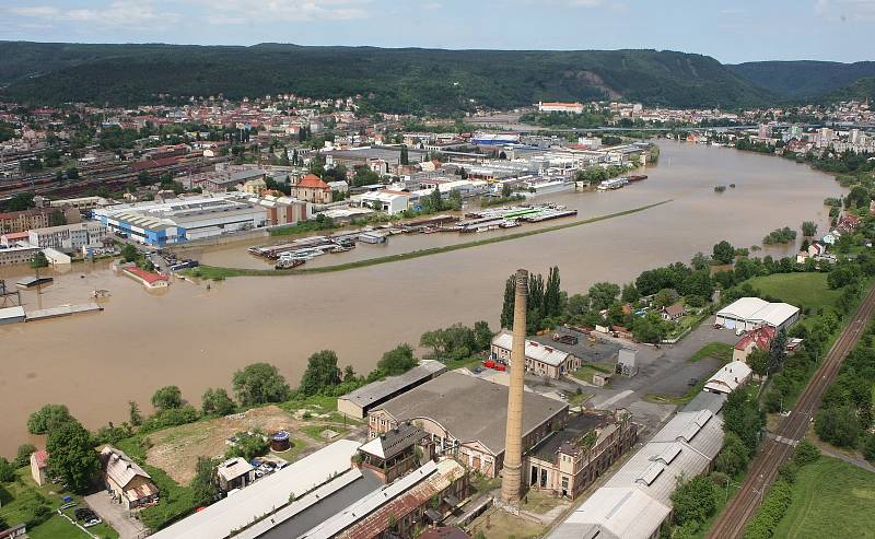 Povodně na Děčínsku  v červnu 2013.