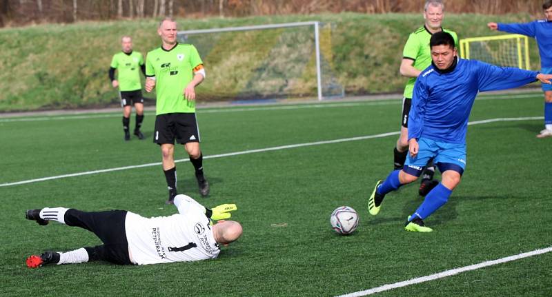 Jiříkov na umělce ve Varnsdorfu porazil vedoucí Vilémov B 5:0.