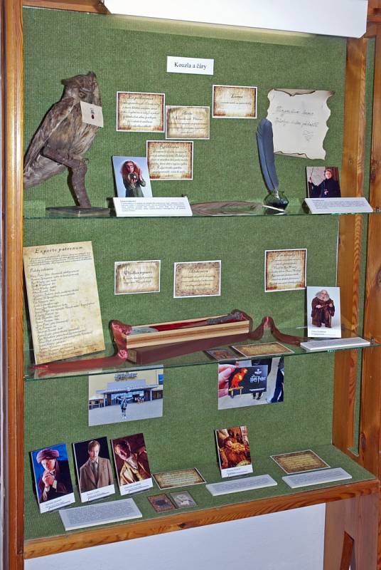 Harry Potter v děčínském muzeu.