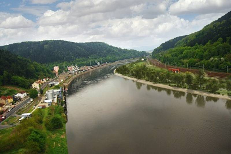 Plavební stupeň Děčín má stát nedaleko města po proudu Labe.