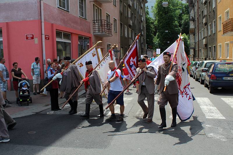 Krajský slet sokolů v Děčíně.