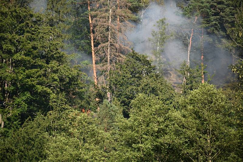 Pondělní odpoledne 25. července v Hřensku