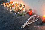 V Rumburku lidé uctili oběti teroristického útoku ve Francii. 