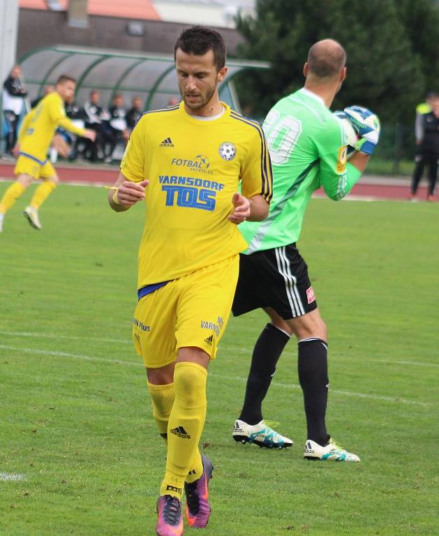 PORÁŽKA. Varnsdorf doma prohrál s Českými Budějovicemi 2:3.