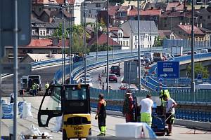 Oprava Nového mostu v Děčíně. Ilustrační foto
