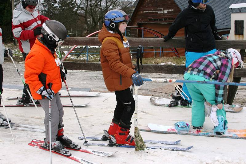 Lyžování v Horním Podluží 2015.