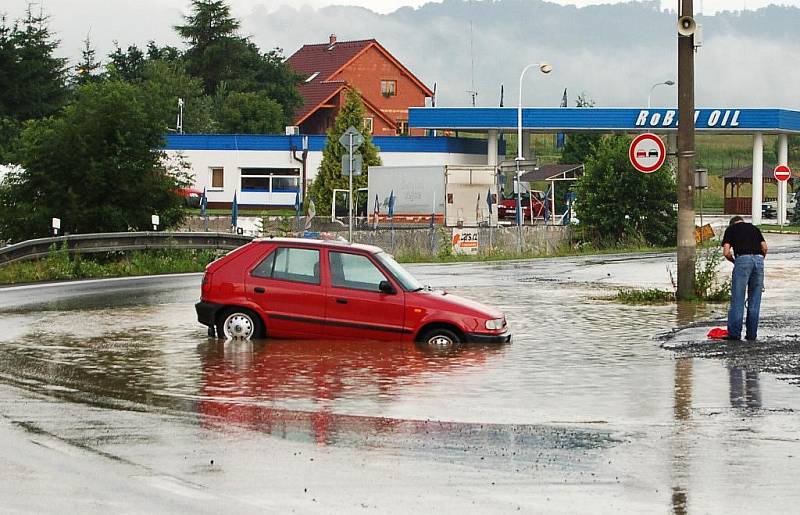 Velká voda zaplavila Děčín