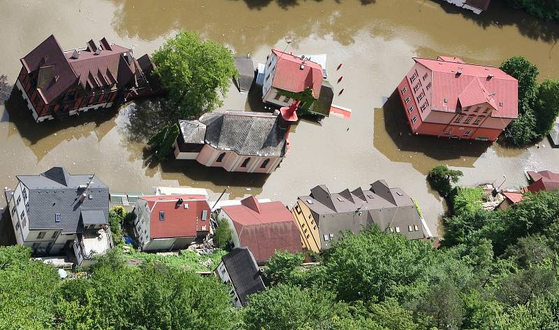 Povodně na Děčínsku  v červnu 2013.