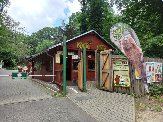 Vstup do Zoo Děčín. Ilustrační foto