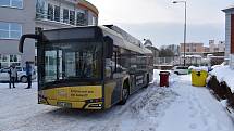 Děčínský dopravní podnik zkouší elektrobus Solaris.