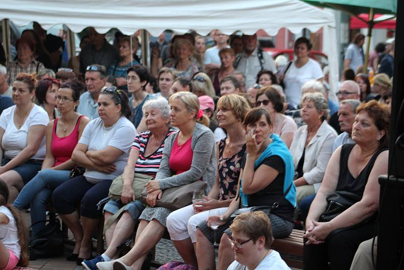 Festival pouličního divadla v Děčíně.