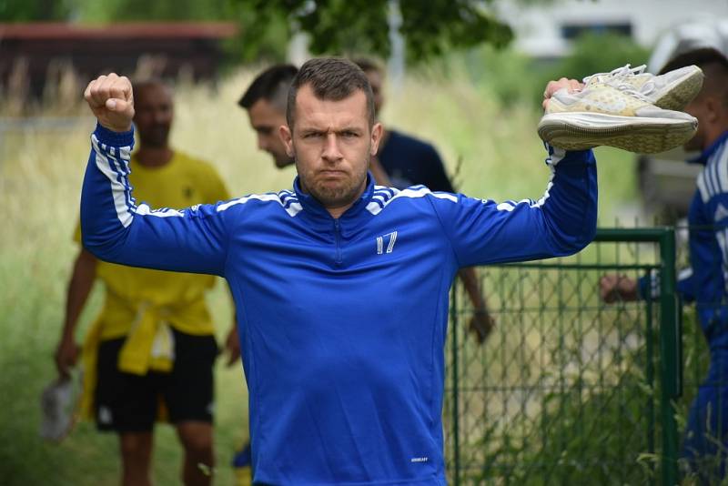 Fotbalisté Varnsdorfu zahájili letní přípravu na nový druholigový ročník. Jako trenér je vedl Miroslav Holeňák.