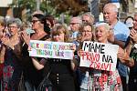 V Rumburku proběhla ve čtvrtek demonstrace za zachování Lužické nemocnice.