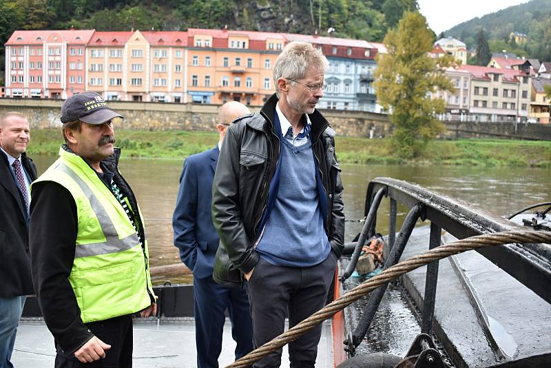 Předseda Senát Miloš Vystrčil navštívil Děčínsko.