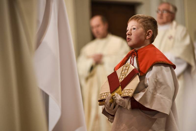 MŠI celebroval litoměřický biskup Jan Baxant.