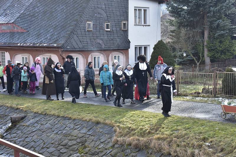 Masopustní veselí vládlo také v Podtolštejnsku