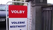 Volby v Malé Veleni na Děčínsku. 