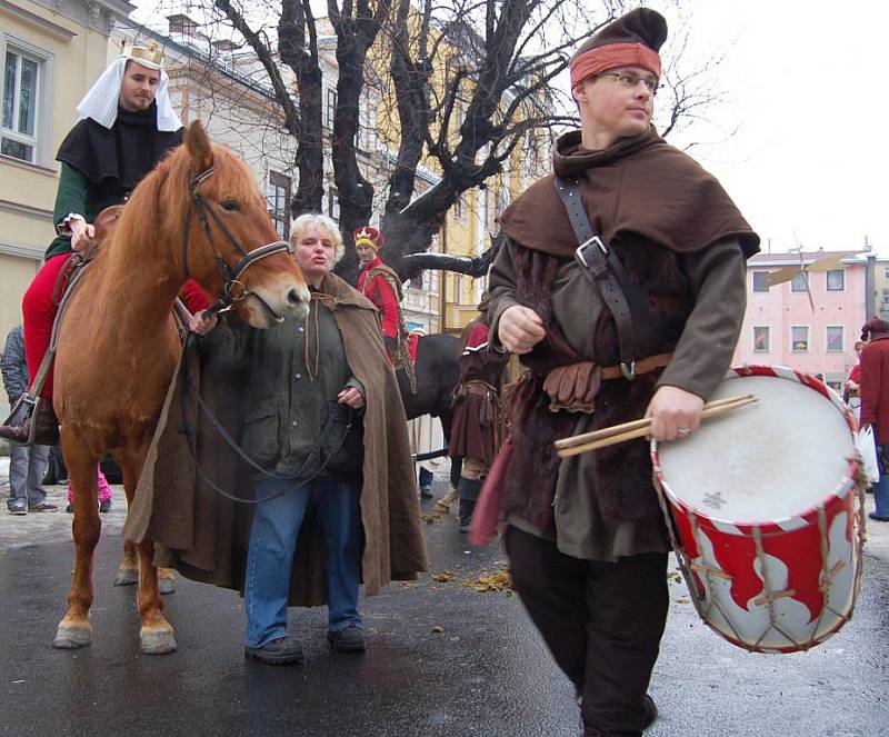 Do Děčína přijeli tři králové 