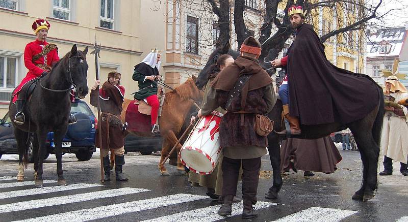 Do Děčína přijeli tři králové 