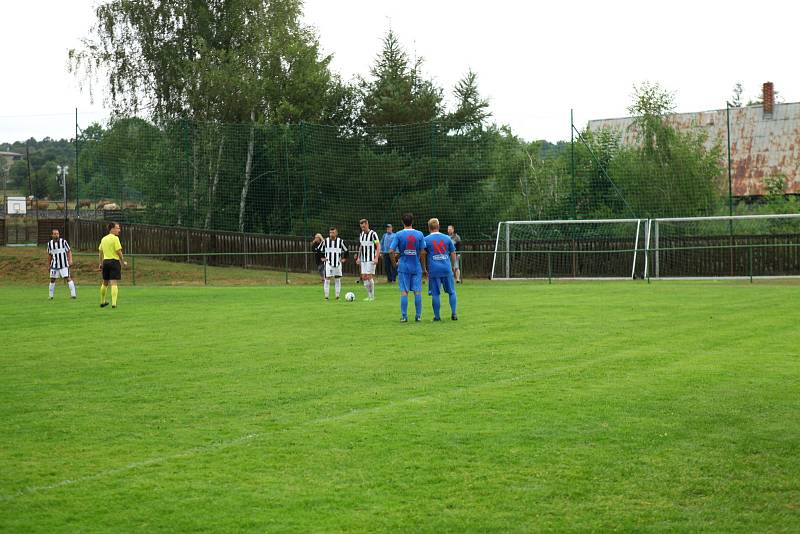 Střetnutí Horní Podluží – Mikulášovice 5:0.