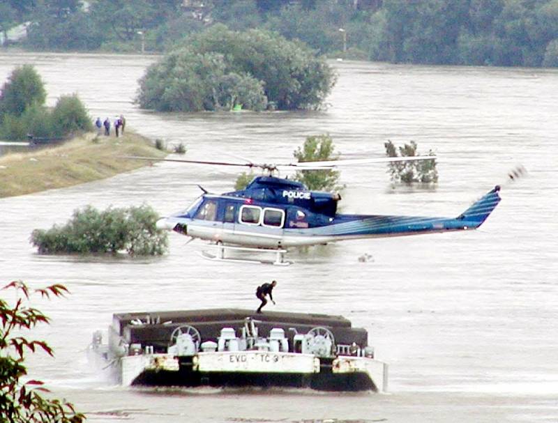 Povodeň v Děčíně 2001