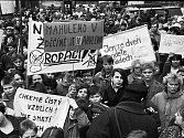 Protesty proti špatnému ovzduší v listopadu 1989