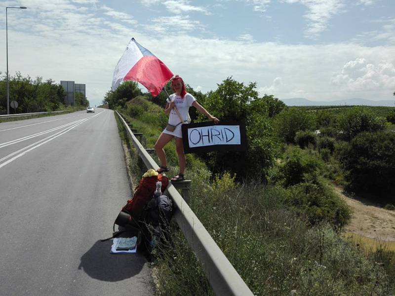 Eliška s Milanem procestovali stopem Evropu.