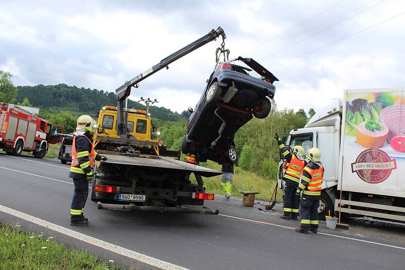 Smrtelná dopravní nehoda v Ludvíkovicích.