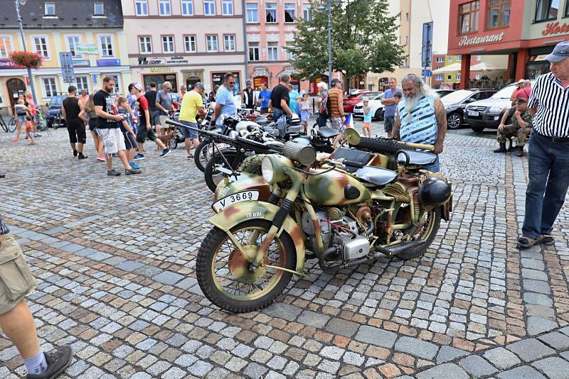 Sraz majitelů a milovníků motocyklů Böhmerland na Šluknovsku