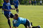 DERBY. Rumburk (v modrém) vyhrál v České Kamenici 2:0.