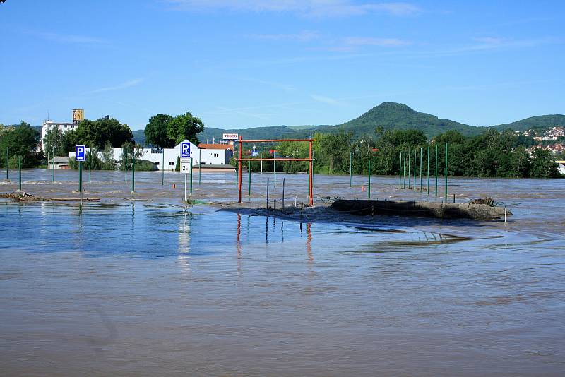 Povodně na Děčínsku 2013.