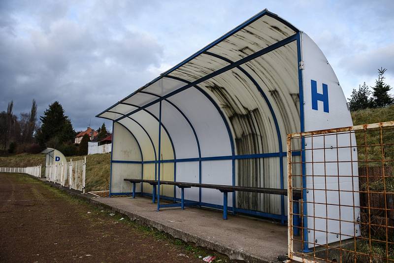 Atletický stadion v Rumburku.