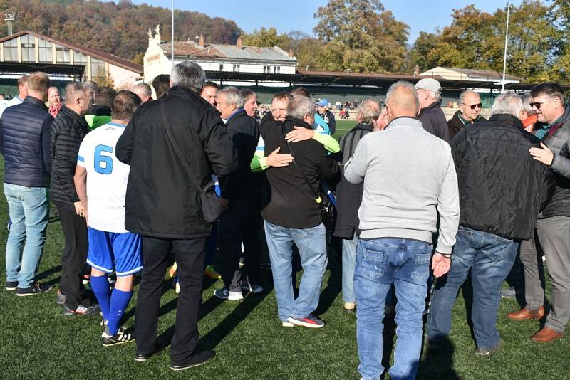 Děčín si užil oslavy 100 let tamní kopané. Gratulantem byla AC Sparta Praha.