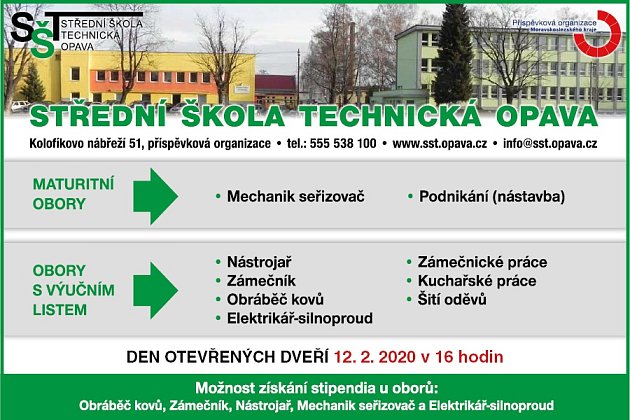 Střední škola technická v Opavě a příprava mladých odborníků - PR Deník