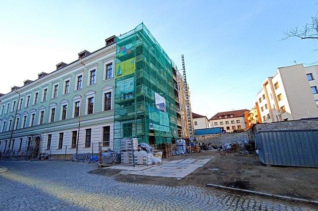 Rekonstrukce budovy školy Svítání v Klásteřní ulici.