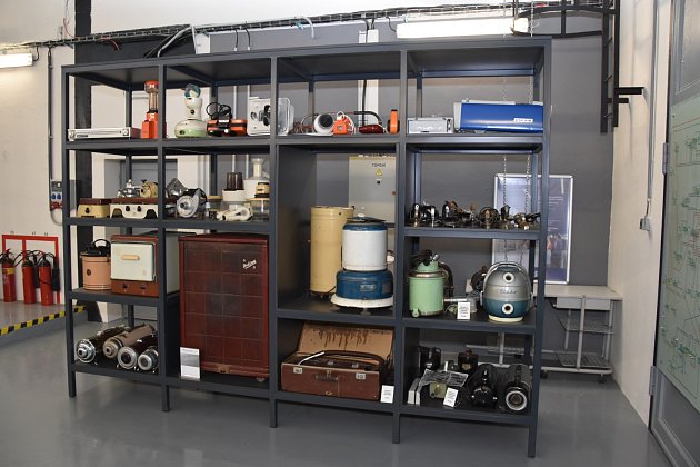 V Muzeu PRE najdete i sbírku historických elektrospotřebičů.