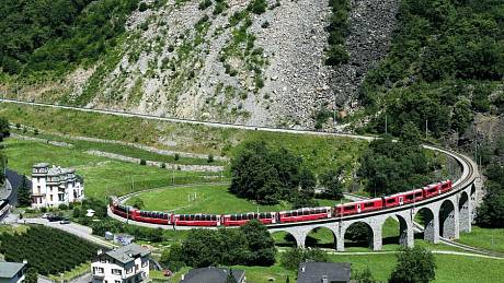 Brusio, Bernina Express