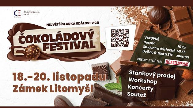Čokoládový Festival Litomyšl 2022 - PR Deník