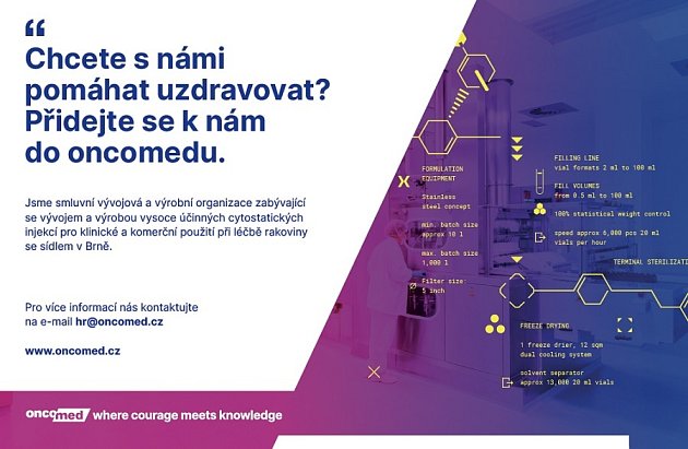 oncomed manufacturing – pomáháme uzdravovat