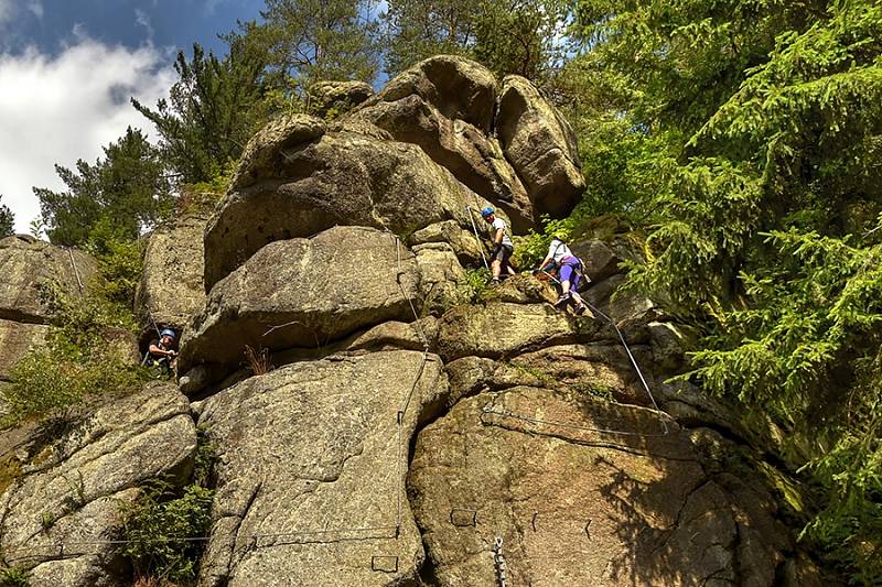 bio ferrata v Bečovské botanické zahradě