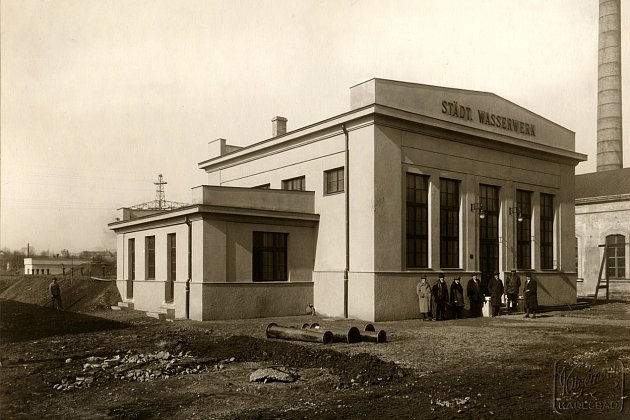 Nová čerpací stanice, tuhnická vodárna, 1929