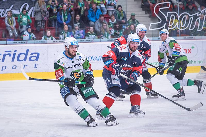 Utkání Tipsport extraligy HC Energie Karlovy Vary -  HC Piráti Chomutov.