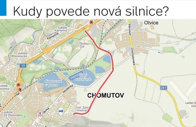 Chomutovský obchvat: Kudy povede nová silnice?
