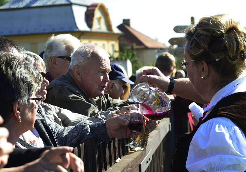 Svatováclavské vinobraní v Kadani.